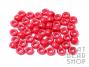 Red Pony Beads - 9mm x 6mm